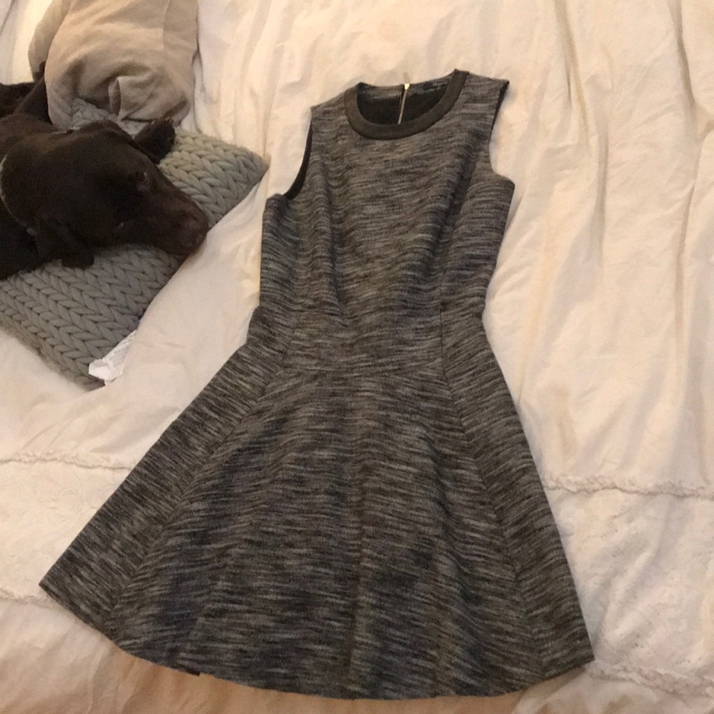 Gray Madewell sleeveless work dress size 2